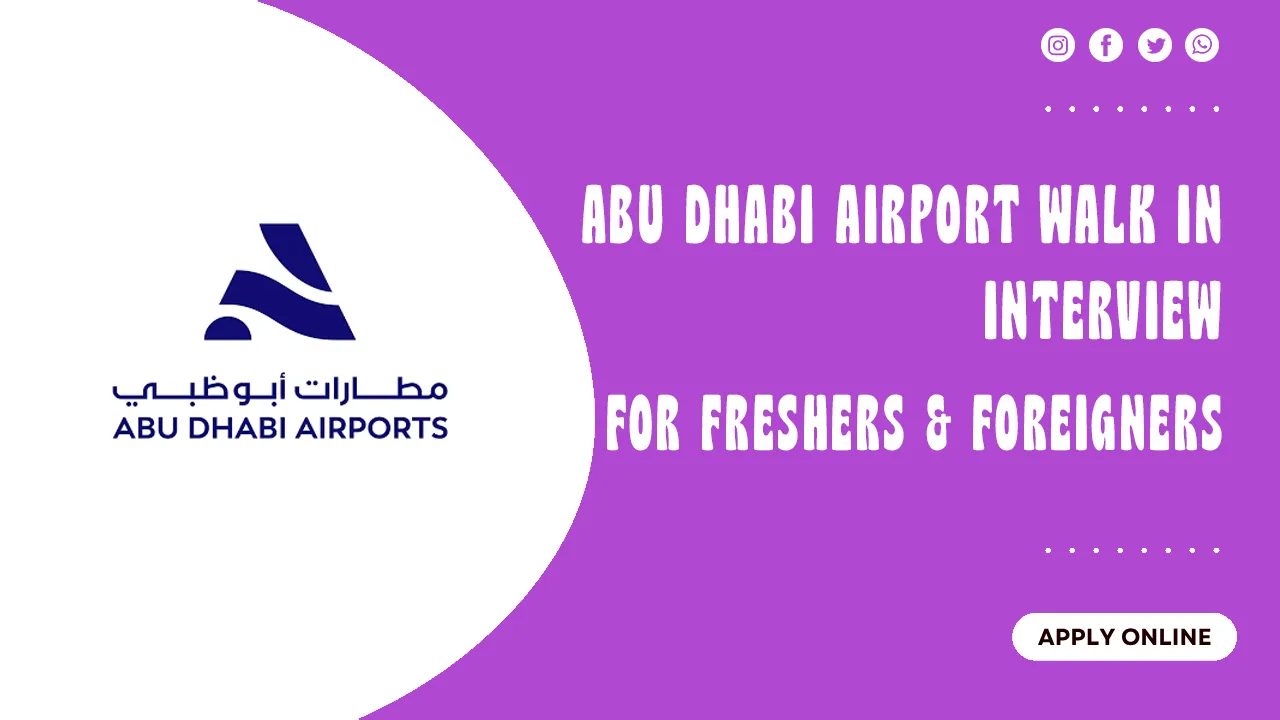 Abu Dhabi Airport Walk in interview
