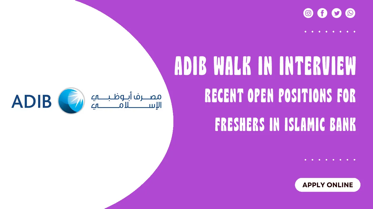 Adib Walk in interview Adib Walk in interview