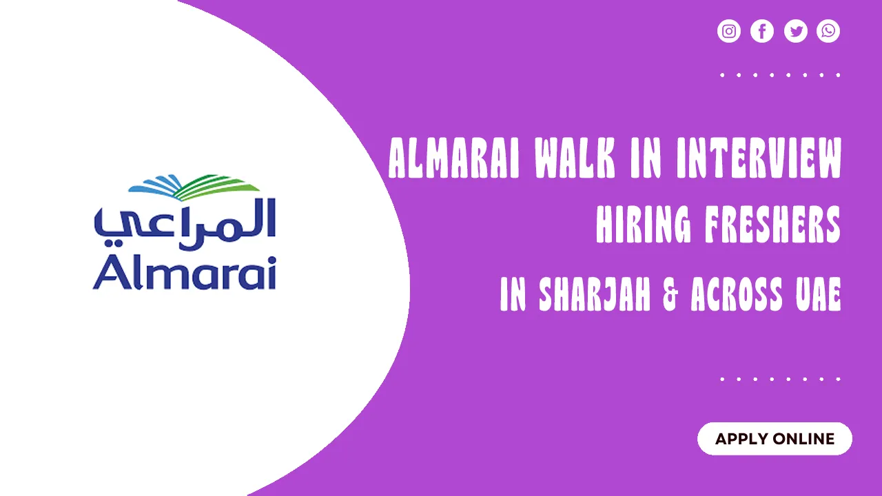 Almarai Walk in Interview Almarai Walk in interview