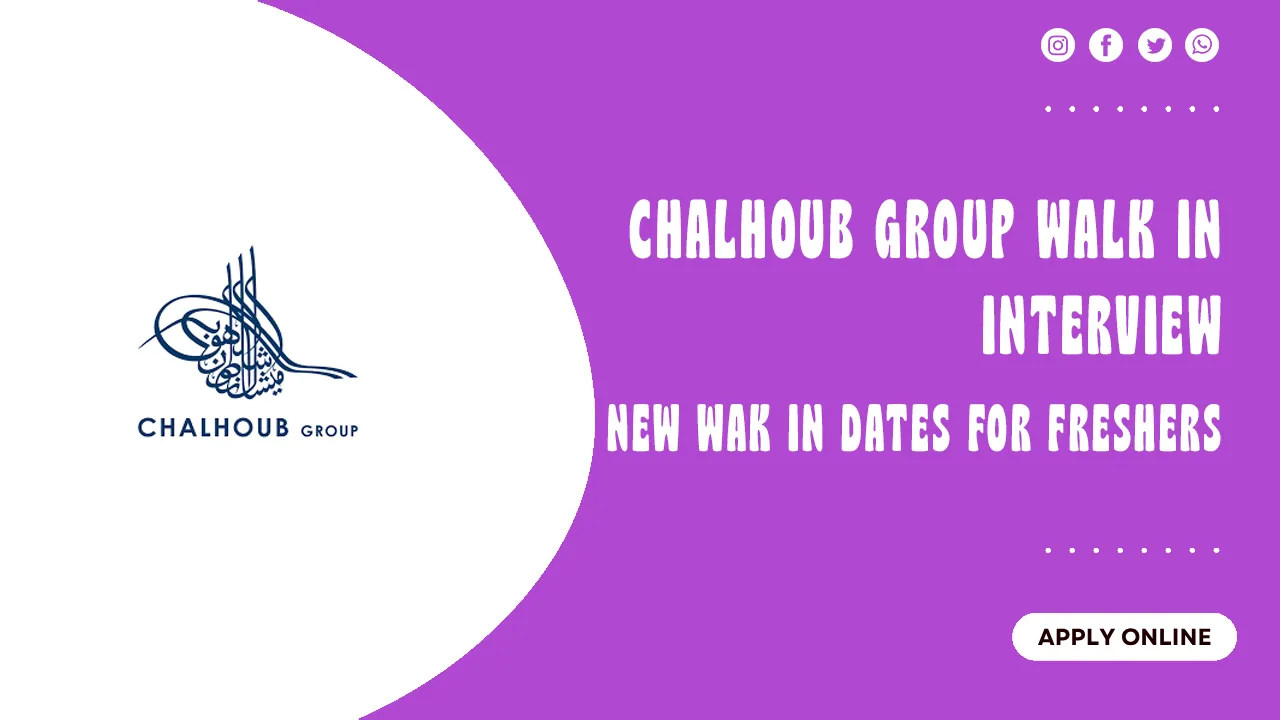 Chalhoub Group Walk in interview