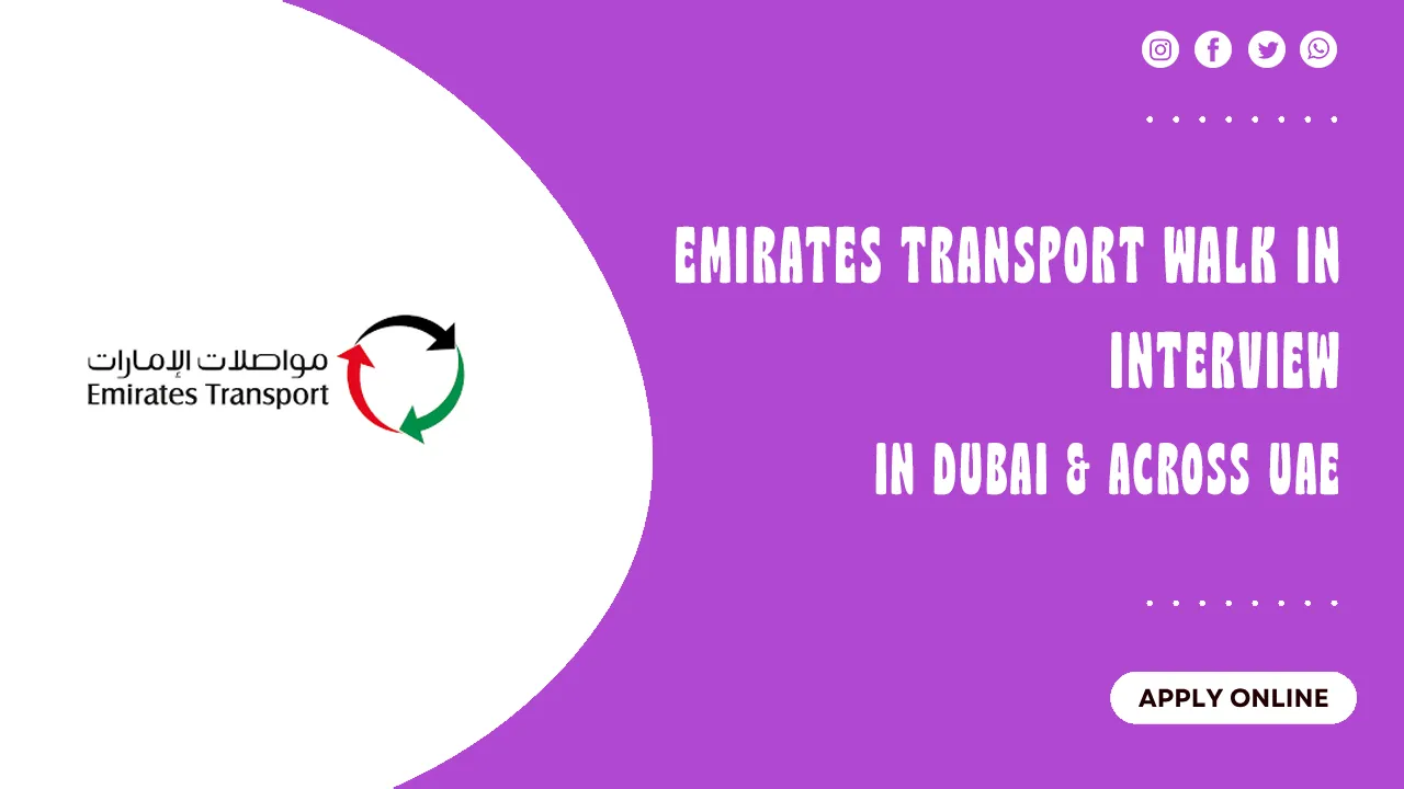 Emirates Transport Walk in interview