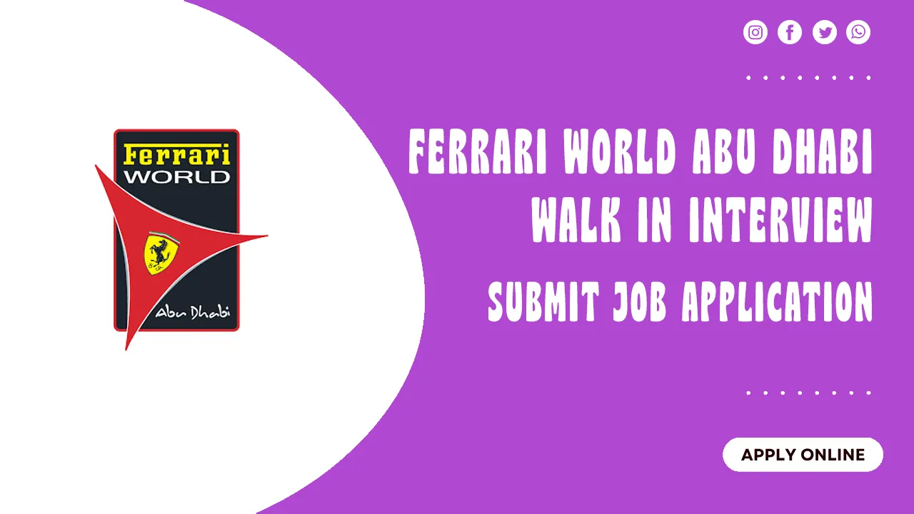 Ferrari World Abu Dhabi Walk in interview