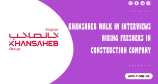 Khansaheb Walk in Interview