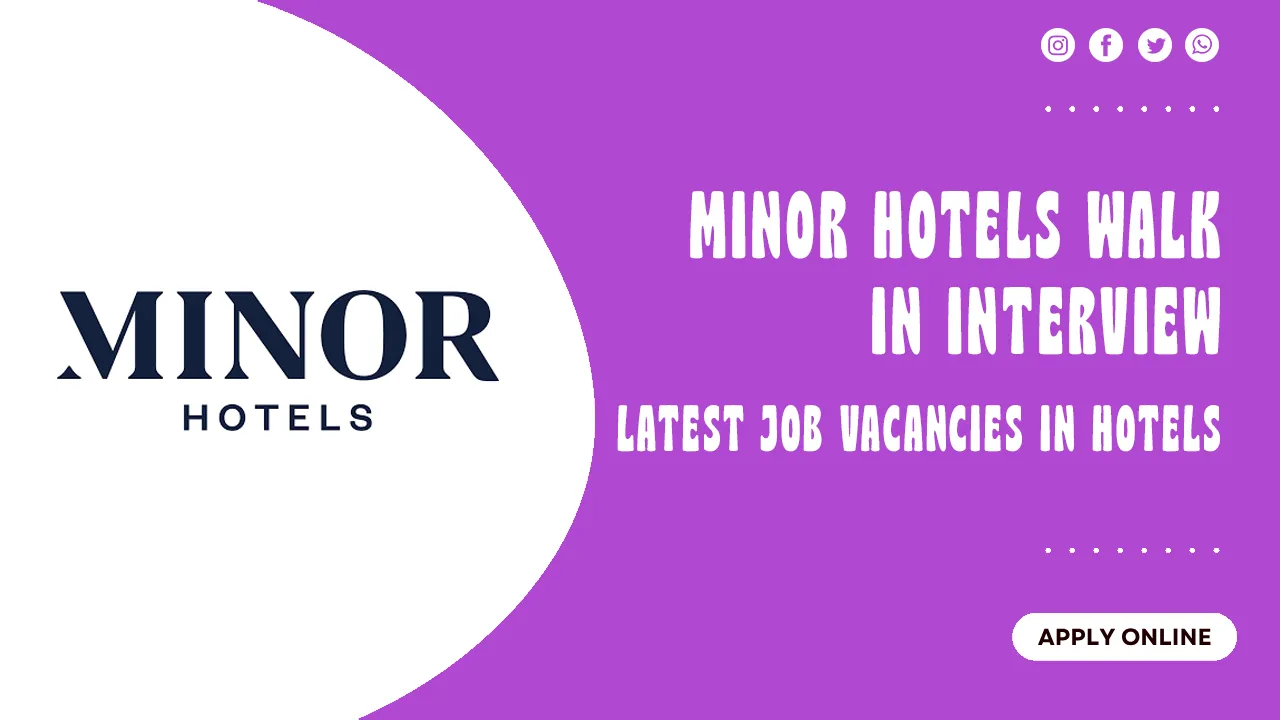 Minor Hotels Walk in interview