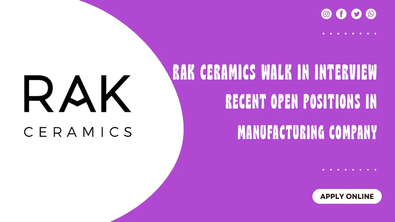 Rak Ceramics Walk in interview