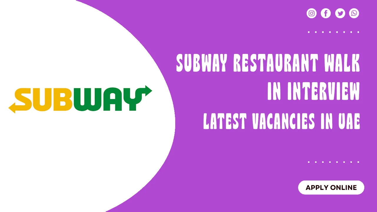 Subway Restaurant Walk in Interview Subway Restaurant Walk in interview