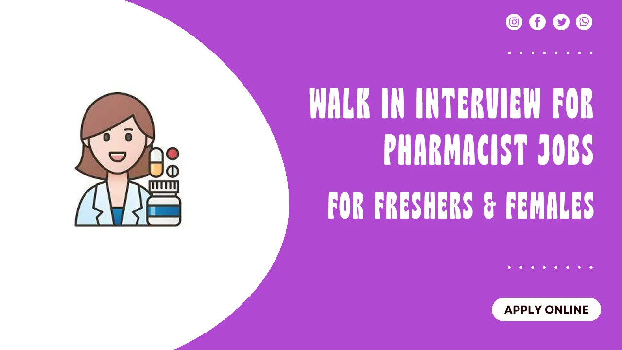 Walk in Interview for Pharmacist Jobs in Dubai Walk in Interview for Pharmacist Jobs in Dubai