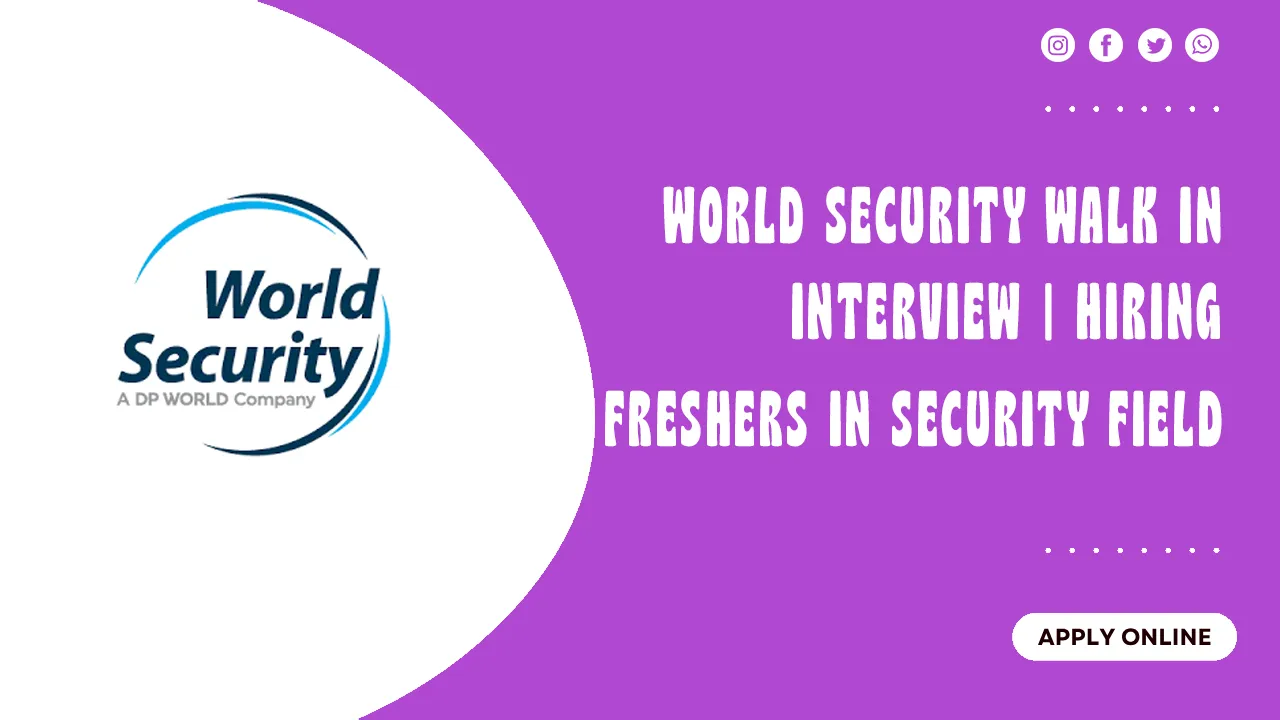 World Security Walk in interview