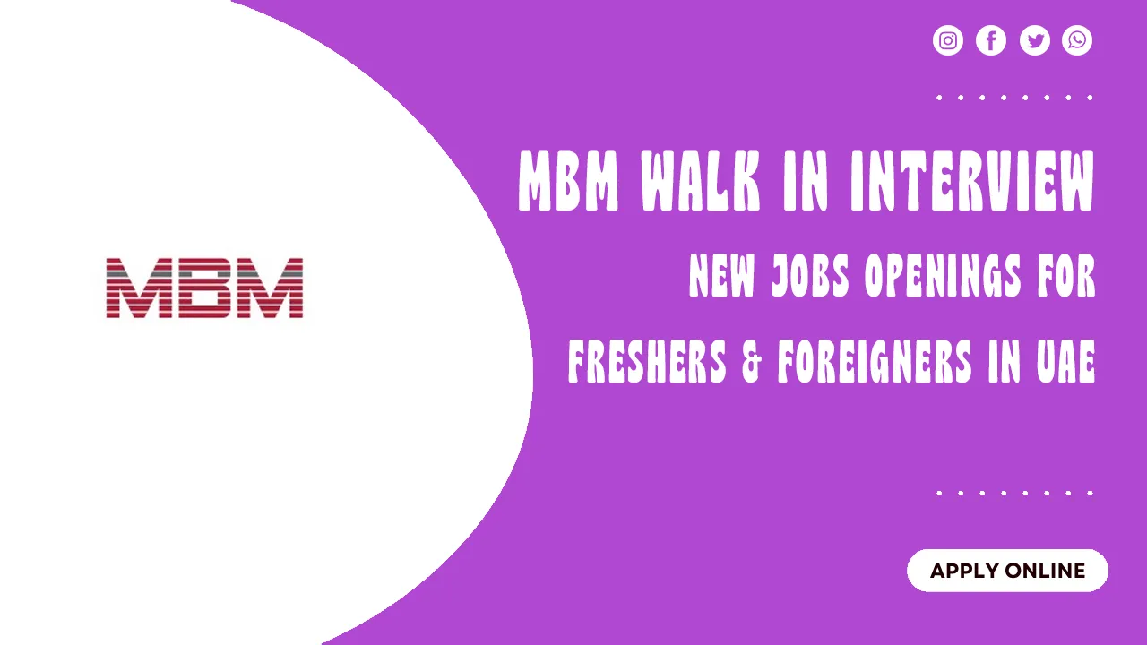MBM Walk in Interview
